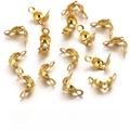 Parte Superiore E Inferiore: Oro Placcato All'acqua / Interno 2mm