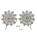 Mandala-Körper-Kristall-Schmuck mit Strass-Sonnenmuster für Musikfestivals und Party - Mehrfarbiges Strass Mandala Totem (XT-27)