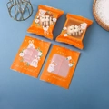 Orange rabbit mooncake packaging bags 11x15cm size with window for snacks 100 pack - 11*15CM Orange Wish Rabbit (100 Pcs/Pack)