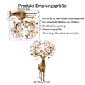 Christmas reindeer and bells wall decal set including three 30x90cm self-adhesive sheets - Ms8560-nh(30*90cm*3pcs)