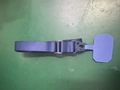 Universal blue nylon phone lanyard with black plastic adjustment buckle and attachment card - Navy Blue