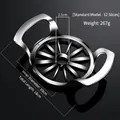 Zinc alloy 12-blade apple slicer and corer with 10cm inner diameter and 18cm total length - Color Box Packaging / Normal-12 Blades / Silver