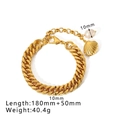 Thick Cuban Chain Shell Pearl Style (HF-S4198) Gold