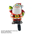 Mini Black Boots Santa Claus foil balloon for Christmas tree decoration 29x43cm - Mini Waving Santa Claus