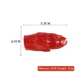 Funny chicken feet food model keychain charm with dimensions 5.3x2.5cm and 15.3g weight - Pig Trotter - Model Style