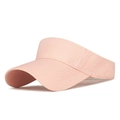 Visiera parasole sportiva rosa con tesa larga e cuciture rinforzate per corsa - Rosa
