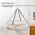 Panier de séchage suspendu monocouche gris et blanc pour soutiens-gorge et chaussettes - Gris 48cm Simple Couche Économique