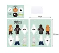 Dimensioni cartoncini lecca-lecca Halloween 19x25,5cm con motivi fantasmi e mummie - Testa + Corpo (Con Punti di Colla) / 19*25.5cm