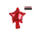 5-inch bright metallic red star-shaped aluminum foil balloon for party decoration - 5-inch Star Red