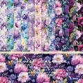 Violet Fragrance 6x6 inch paper pad with 24 sheets of purple floral scrapbooking paper - R2410 24 Sheets