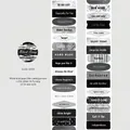 Black and white decorative washi tape Black Essay theme for DIY scrapbooking - Black And White Essay