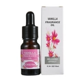 A bottle of vanilla fragrance oil with its white packaging box in a 10ml dropper size - RH-25 Vanilla / 10ml