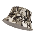 Khaki jungle camouflage bucket hat with SPORT drawstring and adjustable cord - Color 15 (Classic Camo)