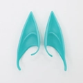 Light blue soft silicone elf ears cosplay accessories for Halloween fantasy party - Long Style (OPP Bag) / Fluorescent Green