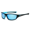 C6 Matte Black Blue Frame Blue Lens