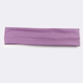 Elastic purple cotton sports headband for running and outdoor fitness hair styling - Pink Purple