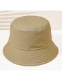 Classic cotton twill bucket hat in khaki finish for outdoor sun protection - Dark Khaki