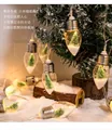LED Christmas wishing bottle string light featuring miniature green tree and snow inside - Christmas Tree / 1.5M 10LEDs-2 Batteries Steady On