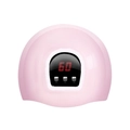 Pink 54W UV LED nail lamp with digital timer display and 30s 60s 90s setting buttons - 54W High Power Curing Lamp