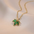 Gold Maple Leaf (Emerald Green)