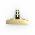 Golden T-shape stainless steel diamond painting drill pen head with rubber rings - Correction Metal Tip