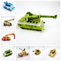 Educational 3D military puzzle set with tank and crane models for kids made of foam board - 3D Foam Tank and Military Vehicle Puzzle