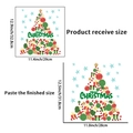 Adesivo murale albero di Natale con regali e stelle misura 31,8x28cm - PH-QT9611 Albero di Natale