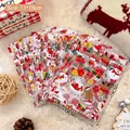 Sacchetti regalo di Natale trasparenti con stampe Babbo Natale, misura 13x19cm - Sacchetti per Confezioni Natalizie-100 Pezzi / 13*19cm