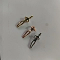 Minimalist hugging couple necklace pendant available in gold silver and rose gold finishes - Medium 3.5cm / Gold (Medium)