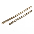 Cadena de extensión de bronce antiguo para accesorios de creación de joyas DIY - 5cm / Bronce