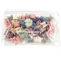Set de mini pinzas de mariposa para el pelo en colores mate Morandi para niñas - 50 Piezas/3319 / Color Morandi