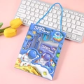 Space Travel kids stationery set with notebook and pencil in blue window gift box - Dark Blue Astronaut