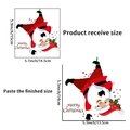Adesivo per interruttore con Babbo Natale appeso e scritta Merry Christmas - Babbo Natale Sottosopra