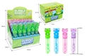 24-piece frog bubble wand set in green, blue, pink, and purple with display box - Frog Bubble Wand (Box of 24)
