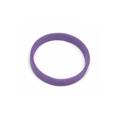 Detail of purple woven mesh texture on the elastic stainless steel bracelet band - Purple
