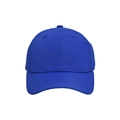 Detalle de gorra infantil azul marino mostrando orificios de ventilación y costuras finas - 50-54cm / Azul