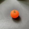 DIY resin accessory featuring a realistic orange pendant with detailed skin texture - with Hook / Orange