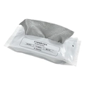 Panno in microfibra grigio in confezione estraibile bianca per uso in cucina - 10 Fogli (20 * 20 cm) / Sacchetto Grigio