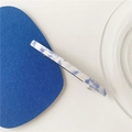 Fermaglio per capelli in acetato con motivo marmo blu e bianco dal design minimalista - 14# Fermaglio a Molla Lunga