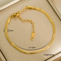 6-6 Star Engraved Snake Chain