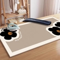 Foldable heat-resistant ironing mat with daisy pattern and Have A Nice Day slogan - 50*70CM / Elegant Daisy