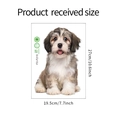 Cute Havanese dog PVC wall sticker for bathroom glass home decoration FX-F215 27x19.5cm - Grey White Havanese-FX-F215