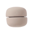 Pink matte magnetic hijab clip pin accessory made of durable silicone for scarves - Light Pink