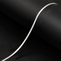 Sleek silver finish flat snake bone chain necklace in durable titanium steel material - Herringbone Chain / Steel