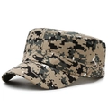 Tactical desert digital camouflage cadet hat with flat top and durable canvas fabric - Adult Style (54-59cm) / Desert Digital Camouflage