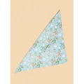 Light blue floral pet bandana with pink and white flowers for small dogs and cats - L / Pattern 37/Light Blue Fresh Floral