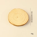 Natural wood slice coaster 10-12cm with bark for Christmas decoration and DIY crafts - Natural Wood Slice 10-12cm 1Pc