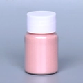 Fine pale pink mica powder in a clear bottle for DIY crafts, resin and candle making - Pearl Powder #23 Tender Pink