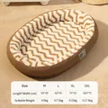 Tabella taglie per cuccia calda per animali domestici, dimensioni da M a 3XL per cani - M (50*40cm) / Cachi