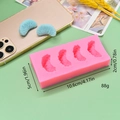 Moule silicone fraise myrtille 3D, dimensions 10.6x5x2cm pour décoration gâteau - Style Quartier d'Orange(3)